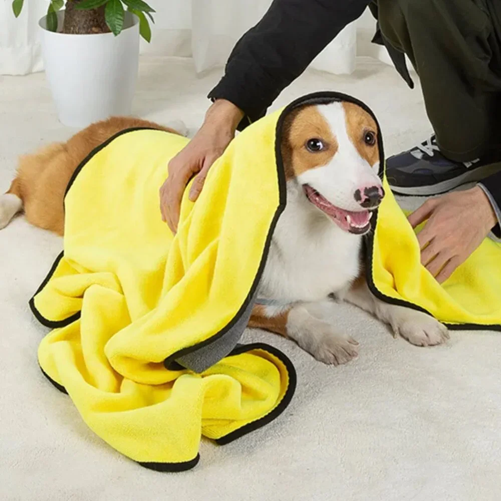 Pet Bath Towel Super Soft, Absorbent, and Quick Drying